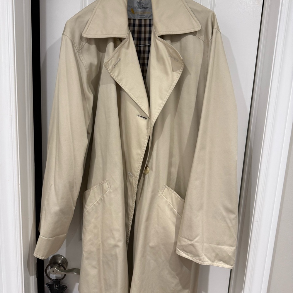 Vintage Aquascutum Beige Trench Coat